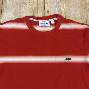 Lacoste Crewneck Ombre T Shirt Mens Size 3 Small
